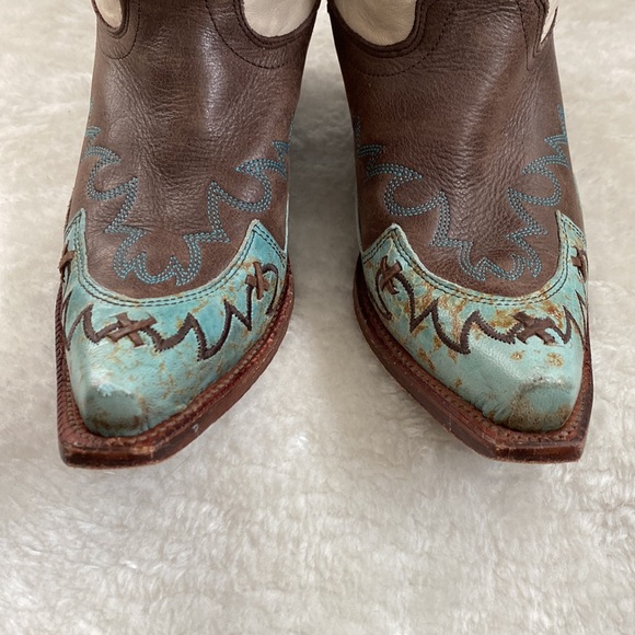 MOVING SALE! Tony Lama Vaquero Turquoise Cassidy Cowgirl Boot - Picture 11 of 17